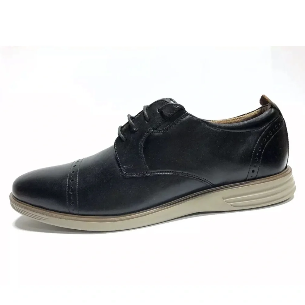 Nunn Bush Men’s New Haven Oxford Black Leather, Size 13 Wide